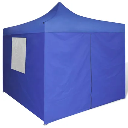 Maison du'monde - Tente pliable avec 4 parois Bleu 3 x 3 m 2