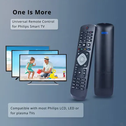 Universele afstandsbediening RQ-P1H geschikt voor Philips TV 2