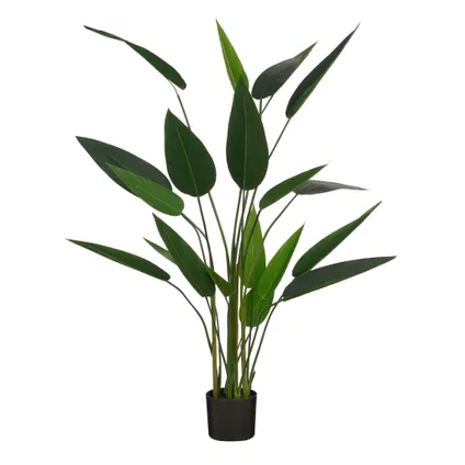 Mica Decorations Kunstboom Heliconia - 90x90x150 cm - Polyester - Groen 2