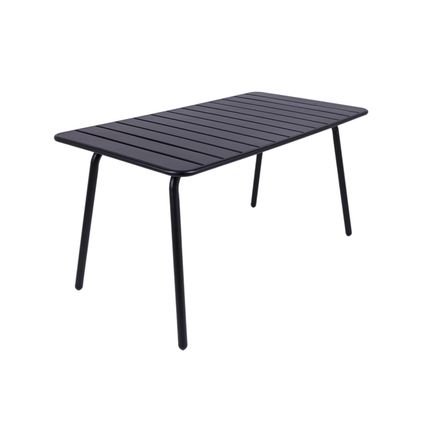 MaximaVida table de jardin en métal Max 150 x 80 cm noir