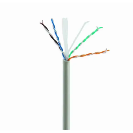 CableXpert - Câble Lan UTP Cat6 (premium CCA) rigide, 100 mètres