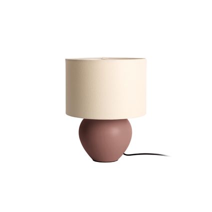 Leitmotiv - Lampe de table Alma Cone - Marron chocolat