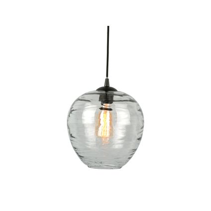 Leitmotiv - Lampe suspendue Glamour Globe - Gris