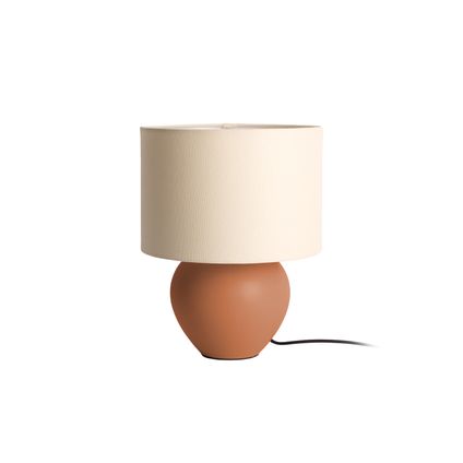 Leitmotiv - Lampe de table Alma Cone - Marron caramel