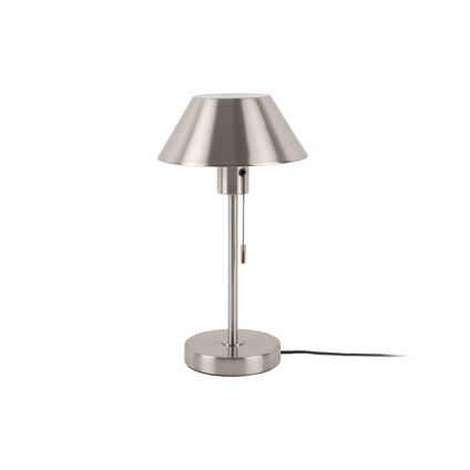 Leitmotiv - Lampe de Table Bureau Rétro Plaqué - Nickel