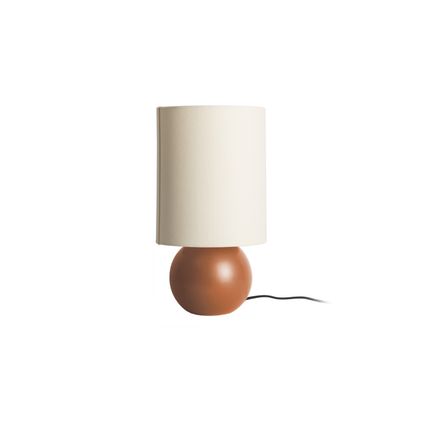 Leitmotiv - Lampe de table Alma Ball - Marron caramel mat