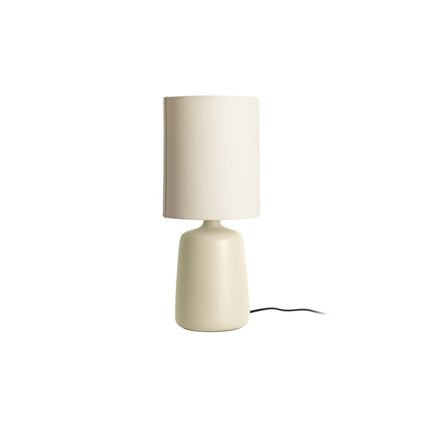 Leitmotiv - Lampe de table Alma Straight Large - Blanc cassé