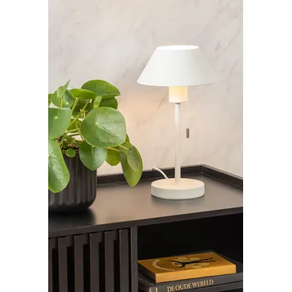 Leitmotiv - Lampe de Table Bureau Rétro - Blanc 5