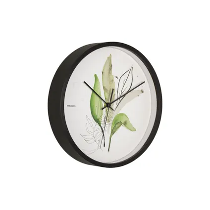 Karlsson - Horloge murale Feuilles Botaniques - Vert jungle