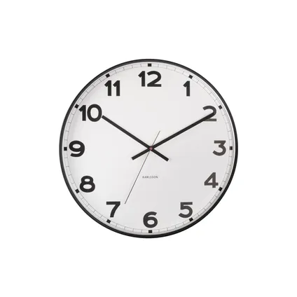 Karlsson - Horloge Murale New Classic Medium - Blanc 2