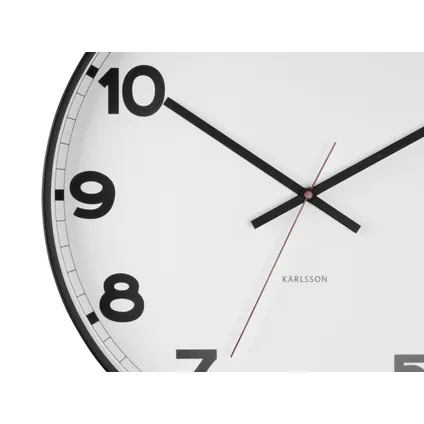 Karlsson - Horloge Murale New Classic Medium - Blanc 4