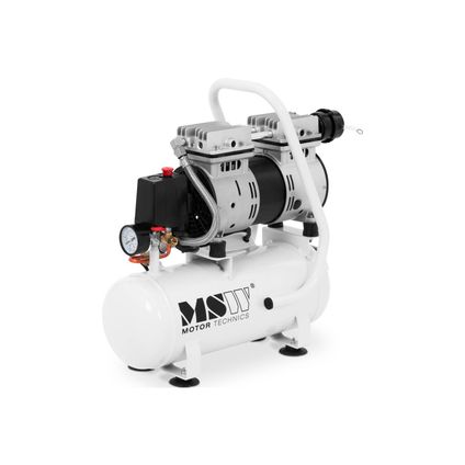 MSW - Luchtcompressor - olievrij - 9 L - 550 W - MSW-AIIR MINI9OFC
