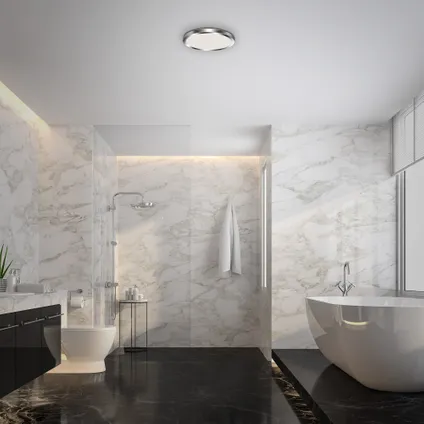 BRILONER - Bathroom - BANO - Decoratief metalen frame, 4000K, 15W - 1500 lm, 5