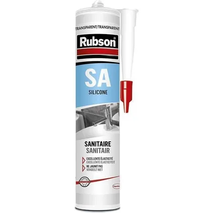 RUBSON Transparante sanitaire siliconenkit 300 ml 165173 2