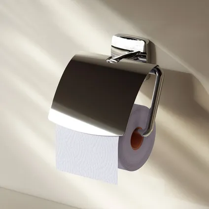 Porte papier toilette avec couvercle, AM.PM Gem 2