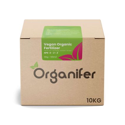 Organifer - Vegan Plantaardige Meststof (10 kg – voor 100 m2)