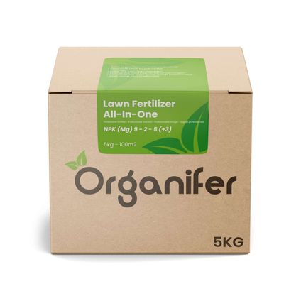 Organifer - Gazonmest All-In-One (5 kg – voor 100 m2)