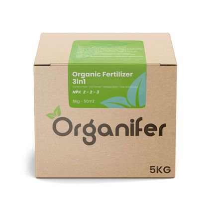 Organifer - Koemestkorrels 3in1 (5 kg – voor 50 m2)