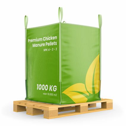 Organifer - Kippenmestkorrels (bigbag = 1000 kg - voor 10.000 m2)