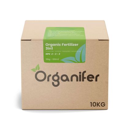 Organifer - Granulés de Fumier de Vache 3en1 (10 kg - pour 100 m2)