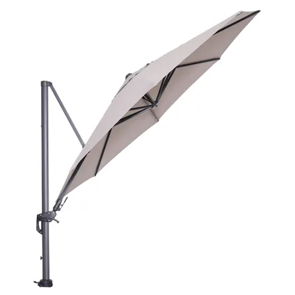 Garden ImpressionsHawaï parasol flottante Ø350 cm - cadre en carbone noir - sable de tissu 5