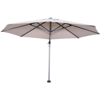 Garden ImpressionsHawaï parasol flottante Ø350 cm - cadre en carbone noir - sable de tissu 6