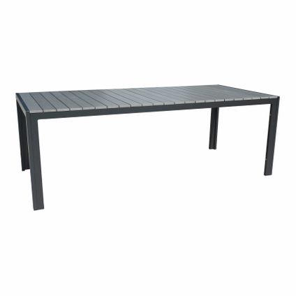 SenS-Line - Table de jardin Jersey - Polywood - 220 cm - Gris