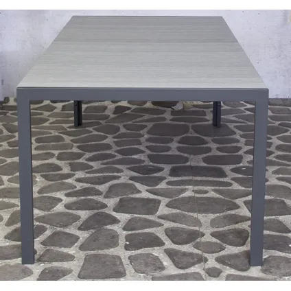 SenS-Line - Table de jardin Jersey - Polywood - 220 cm - Gris 2