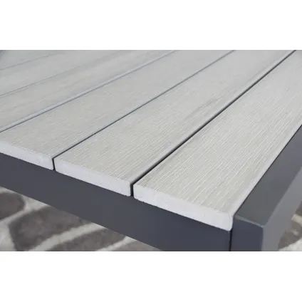 SenS-Line - Table de jardin Jersey - Polywood - 220 cm - Gris 5