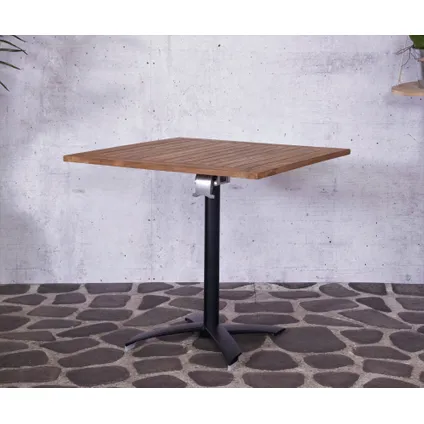 SenS-Line - Dorian Bistro - Table de jardin - 80cm - Marron 4