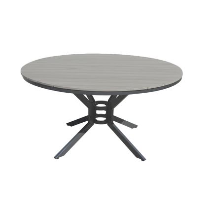 SenS-Line - Table de jardin Jersey - Polywood - Ø140cm - Gris