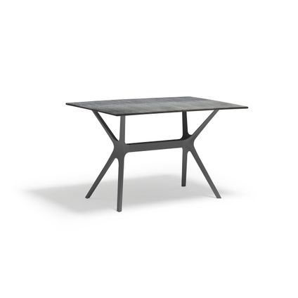 SenS-Line - Table de Jardin Jasper - Plastique - 120cm - Gris