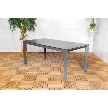 Sens-Line - Bianca Table de jardin 180x90cm - Rectangulaire - HPL 3
