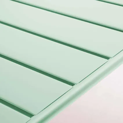 Oviala Lage tuin salontafel, groen salie staal, 90 x 50 cm 3