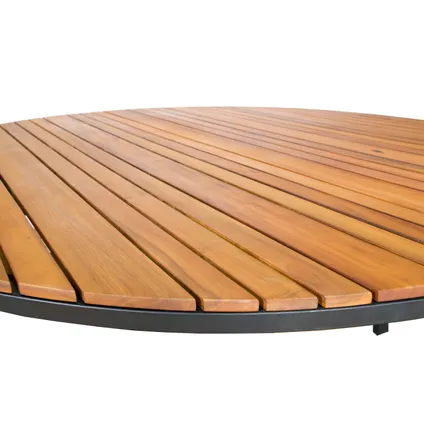 Sens-Line - Table de jardin Dexter - ronde - 126cm - acacia FSC 100 4