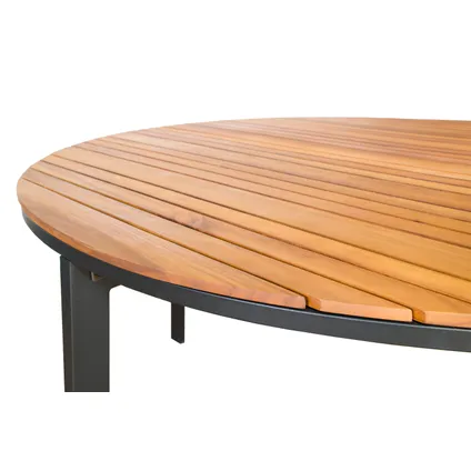 Sens-Line - Table de jardin Dexter - ronde - 126cm - acacia FSC 100 5