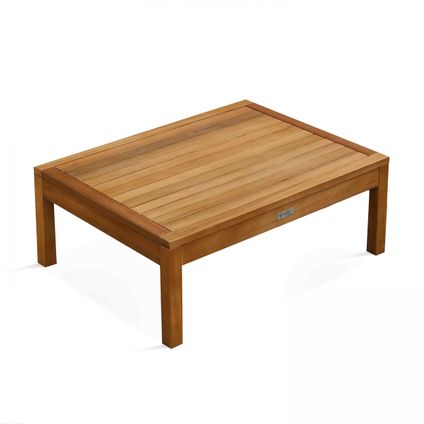 Oviala Lage houten tuin tafel 80 x 60 x 30 cm Maupiti