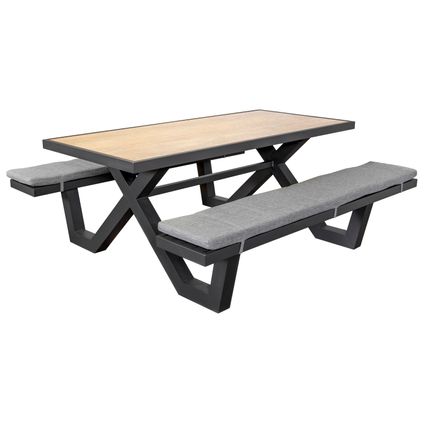 Sens-Line - Table de pique-nique Orlando 180cm - HPL & Aluminium