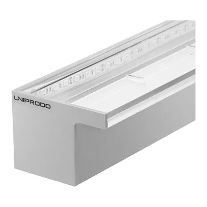 Uniprodo Douche - 30 cm - LED-verlichting - Blauw / Wit - UNI_WATER_22 2