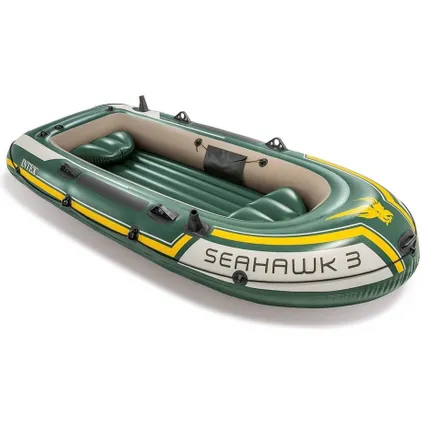 Intex Seahawk 3 Set - Boat gonflable à trois personnes 3