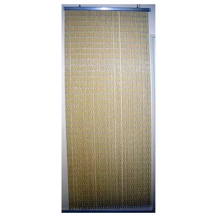 Lesli PVC Fly rideau / rideau de porte beige 100 x 220 cm 2