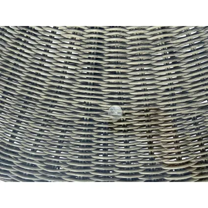 Tuintafel Paris Forest Grey Ø150 cm | Glazen tafelblad 4