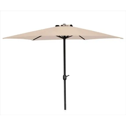 Crème de parasol Ø300 cm pour le jardin et la terrasse | avec un système d'amarrage pratique 2