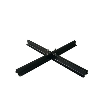 Zweefparasol VirgoFlex Grijs Ø350 cm - inclusief kruisvoet 10