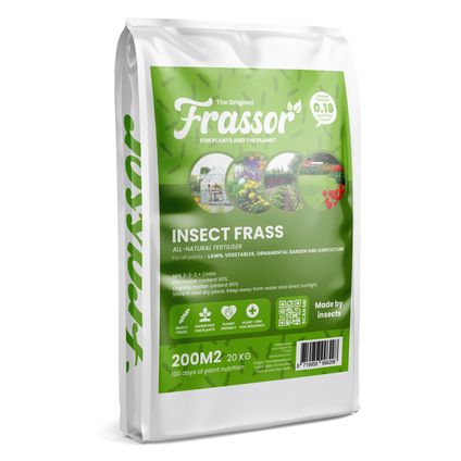 Organifer - Frassor Engrais issus de l'insecte (20 kg – pour 200 m2)