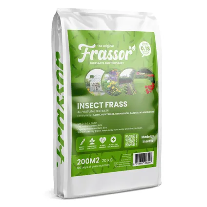 Organifer - Frassor Engrais issus de l'insecte (20 kg – pour 200 m2)