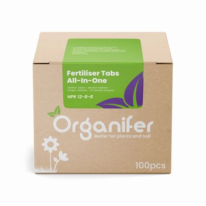 Organifer - Comprimés Fertilisants Tout-en-Un (100 tabs - pour 1 an de nutrition des plantes)