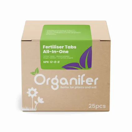 Organifer - Comprimés Fertilisants Tout-en-Un (25 tabs - pour 1 an de nutrition des plantes)