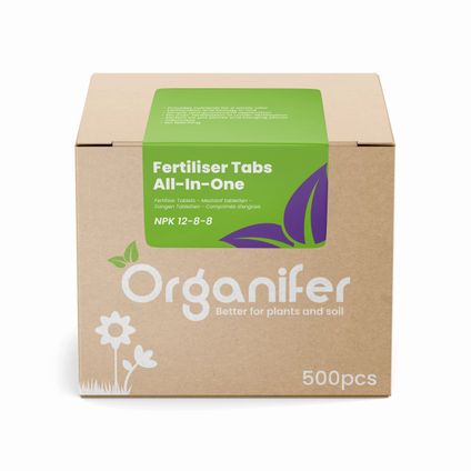 Organifer - Comprimés Fertilisants Tout-en-Un (500 tabs - pour 1 an de nutrition des plantes)
