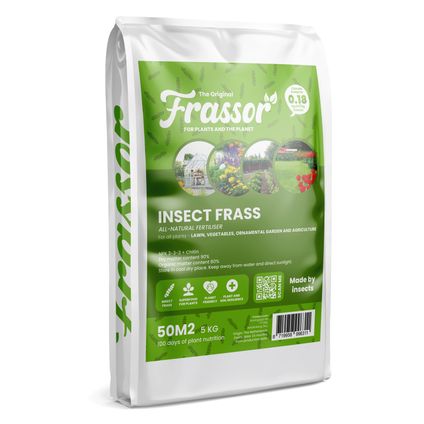 Organifer - Frassor Insecten Frass (5 kg – voor 50 m2)